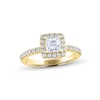 Thumbnail Image 0 of THE LEO Diamond Engagement Ring 1 ct tw Princess & Round-cut 14K Yellow Gold