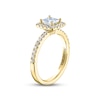 Thumbnail Image 1 of THE LEO Diamond Engagement Ring 1 ct tw Princess & Round-cut 14K Yellow Gold