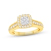 Thumbnail Image 1 of Diamond Engagement Ring 3/4 ct tw Princess & Round-cut 14K Two-Tone Gold