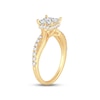 Thumbnail Image 1 of Multi-Diamond Engagement Ring 1 ct tw Princess & Round-cut 14K Yellow Gold
