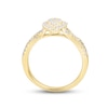 Thumbnail Image 3 of Multi-Diamond Engagement Ring 5/8 ct tw Round & Baguette-cut 14K Yellow Gold