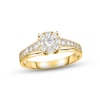 Thumbnail Image 1 of Diamond Engagement Ring 1/2 ct tw Round-cut 14K Yellow Gold