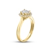 Thumbnail Image 2 of Multi-Diamond Engagement Ring 3/8 ct tw Round-cut 14K Yellow Gold