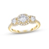 Thumbnail Image 1 of Diamond Three-Stone Engagement Ring 7/8 ct tw Round-cut 14K Yellow Gold