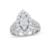 Thumbnail Image 1 of Multi-Diamond Center Engagement Ring 2 ct tw Round-cut 14K White Gold