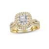 Thumbnail Image 0 of Diamond Bridal Set 7/8 ct tw Princess & Round-cut 14K Two-Tone Gold