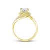 Thumbnail Image 2 of Round-Cut Multi-Diamond Center Engagement Ring 5/8 ct tw 14K Two-Tone Gold