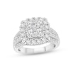 Thumbnail Image 1 of Multi-Diamond Center Engagement Ring 2 ct tw Round-cut 14K White Gold