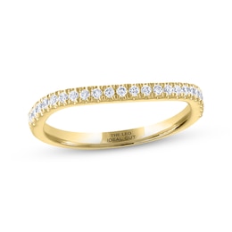 THE LEO Ideal Cut Diamond Wedding Band 1/5 ct tw 14K Yellow Gold