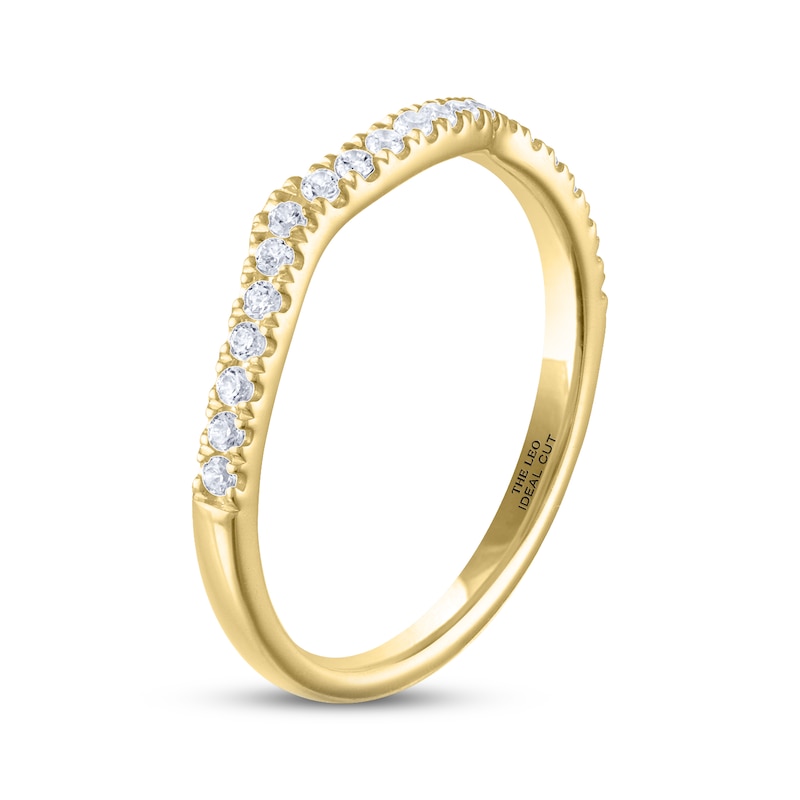 Main Image 2 of THE LEO Ideal Cut Diamond Wedding Band 1/5 ct tw 14K Yellow Gold