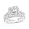 Thumbnail Image 1 of Diamond Bridal Set 1-5/8 ct tw Princess & Round-cut 14K White Gold