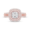 Thumbnail Image 2 of Diamond Cushion Engagement Ring 1/3 ct tw Round-cut 10K Rose Gold