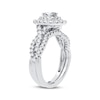 Thumbnail Image 2 of Diamond Bridal Set 3/4 ct tw Pear & Round-cut 10K White Gold