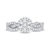 Thumbnail Image 3 of Diamond Bridal Set 1/2 ct tw Round-cut 10K White Gold