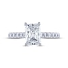 Thumbnail Image 2 of THE LEO Legacy Lab-Created Diamond Emerald-Cut Engagement Ring 2-3/8 ct tw 14K White Gold
