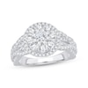 Thumbnail Image 1 of Now + Forever Multi-Diamond Center Halo Engagement Ring 1-1/2 ct tw 10K White Gold