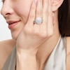 Thumbnail Image 4 of Multi-Diamond Center Triple Halo Bridal Set 1-1/2 ct tw 10K White Gold