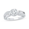 Thumbnail Image 1 of Round-Cut Diamond Engagement Ring 1-1/4 ct tw 14K White Gold