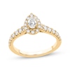 Thumbnail Image 1 of Now + Forever Pear-Shaped & Round-Cut Diamond Engagement Ring 3/4 ct tw 14K Yellow Gold