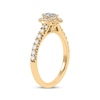 Thumbnail Image 2 of Now + Forever Pear-Shaped & Round-Cut Diamond Engagement Ring 3/4 ct tw 14K Yellow Gold