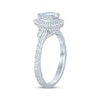 Thumbnail Image 2 of Monique Lhuillier Bliss Pear-Shaped Diamond Engagement Ring 1-3/4 ct tw 18K White Gold