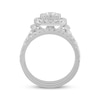 Thumbnail Image 3 of Round & Baguette-Cut Diamond Bridal Set 1-1/2 ct tw 10K White Gold