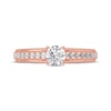 Thumbnail Image 3 of Round-Cut Diamond Engagement Ring 3/4 ct tw 14K Rose Gold