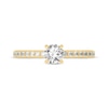 Thumbnail Image 3 of Round-Cut Diamond Gallery-Set Engagement Ring 3/4 ct tw 14K Yellow Gold