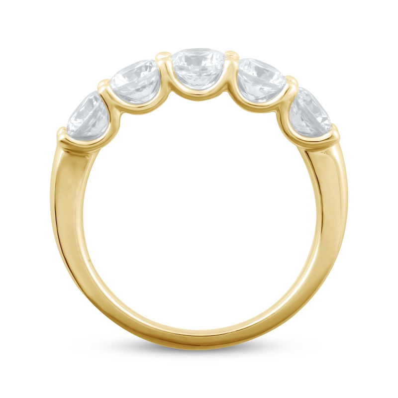 Lab-Created Diamonds by KAY Round-Cut Anniversary Band 2 ct tw 14K Yellow Gold