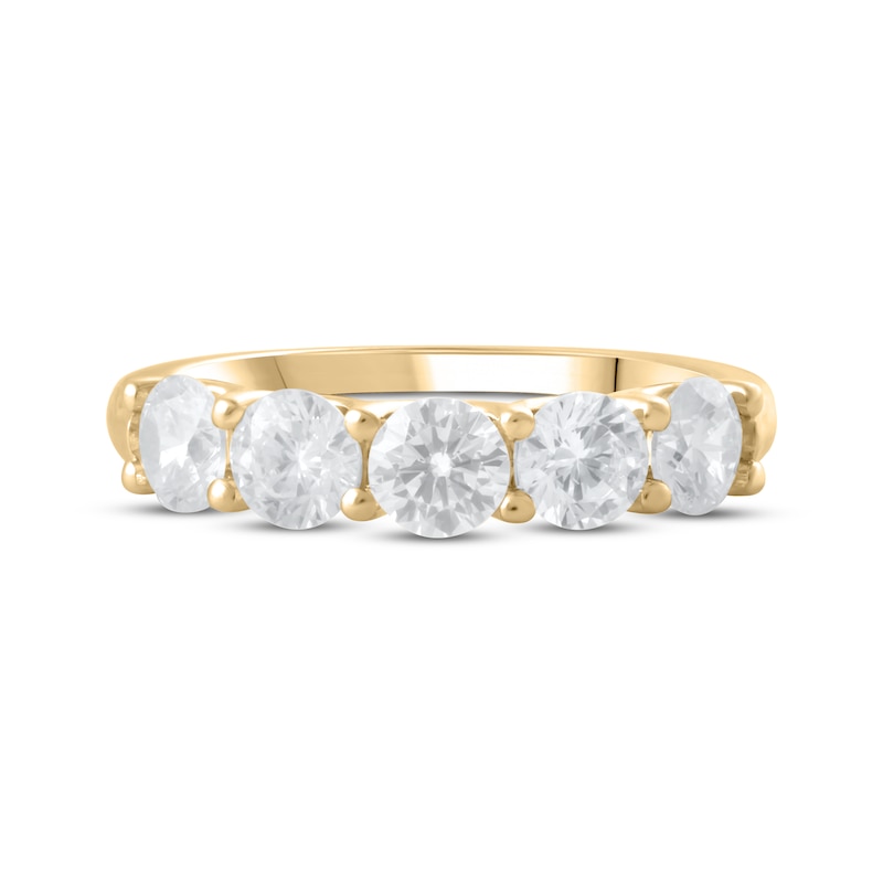 Lab-Created Diamonds by KAY Round-Cut Anniversary Band 2 ct tw 14K Yellow Gold