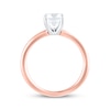 Thumbnail Image 3 of Lab-Grown Diamonds by KAY Round-Cut Solitaire Engagement Ring 1 ct tw 14K Rose Gold (F/SI2)