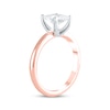 Thumbnail Image 2 of Now + Forever Lab-Grown Diamonds Princess-Cut Solitaire Engagement Ring 1-1/2 ct tw 14K Rose Gold (F/SI2)