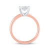 Thumbnail Image 3 of Lab-Grown Diamonds by KAY Princess-Cut Solitaire Engagement Ring 1-1/2 ct tw 14K Rose Gold (F/SI2)