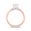 Thumbnail Image 2 of Lab-Created Diamonds by KAY Oval-Cut Solitaire Engagement Ring 1-1/2 ct tw 14K Rose Gold (F/SI2)