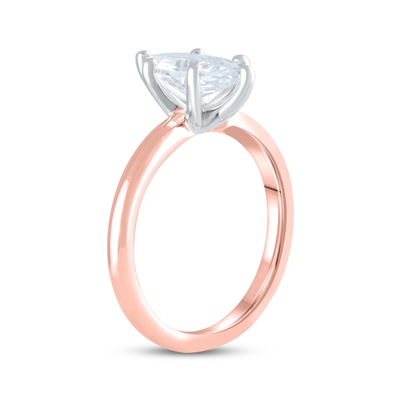 Lab-Created Diamonds by KAY Marquise-Cut Solitaire Engagement Ring 1-1/2 ct tw 14K Rose Gold (F/SI2)