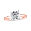 Thumbnail Image 0 of Lab-Grown Diamonds by KAY Round-Cut Solitaire Engagement Ring 2 ct tw 14K Rose Gold (F/SI2)