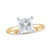 Thumbnail Image 1 of Lab-Grown Diamonds by KAY Princess-Cut Solitaire Engagement Ring 2 ct tw 14K Yellow Gold (F/SI2)