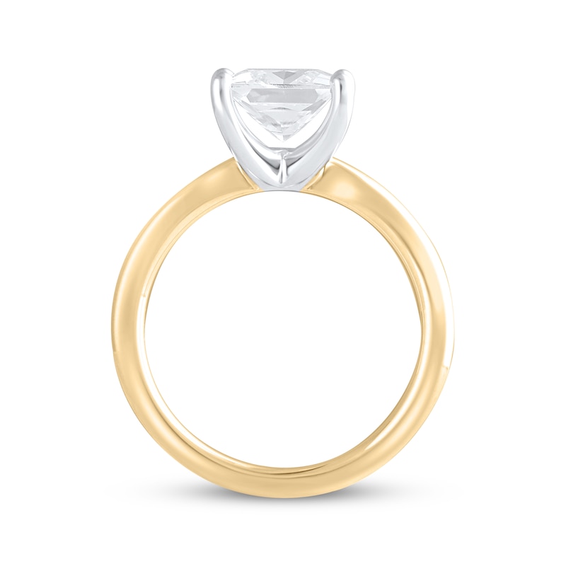 Main Image 3 of Lab-Grown Diamonds by KAY Princess-Cut Solitaire Engagement Ring 2 ct tw 14K Yellow Gold (F/SI2)