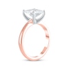 Thumbnail Image 2 of Lab-Grown Diamonds by KAY Princess-Cut Solitaire Engagement Ring 2 ct tw 14K Rose Gold (F/SI2)