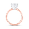 Thumbnail Image 3 of Lab-Grown Diamonds by KAY Princess-Cut Solitaire Engagement Ring 2 ct tw 14K Rose Gold (F/SI2)