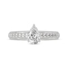 Thumbnail Image 2 of Pear-Shaped & Round-Cut Diamond Engagement Ring 3/4 ct tw 14K White Gold