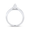 Thumbnail Image 2 of Now + Forever Marquise & Round-Cut Diamond Engagement Ring 3/4 ct tw 14K White Gold