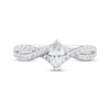 Thumbnail Image 3 of Now + Forever Marquise & Round-Cut Diamond Engagement Ring 3/4 ct tw 14K White Gold