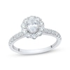 Thumbnail Image 1 of Now + Forever Oval & Round-Cut Diamond Engagement Ring 1-1/4 ct tw Platinum