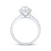 Thumbnail Image 2 of Now + Forever Oval & Round-Cut Diamond Engagement Ring 1-1/4 ct tw Platinum