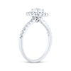 Thumbnail Image 2 of Now + Forever Princess & Round-Cut Diamond Engagement Ring 3/4 ct tw Platinum