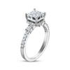 Thumbnail Image 2 of Princess & Round-Cut Diamond Engagement Ring 1 ct tw 14K White Gold