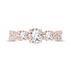 Thumbnail Image 3 of Memories Moments Magic Round-Cut Three-Stone Diamond Engagement Ring 2 ct tw 14K Rose Gold