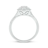 Thumbnail Image 3 of Baguette & Round-Cut Multi-Diamond Center Cushion-Shaped Engagement Ring 1/2 ct tw 14K White Gold