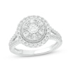 Thumbnail Image 1 of Round-Cut Diamond Double-Frame Engagement Ring 1 ct tw 14K White Gold